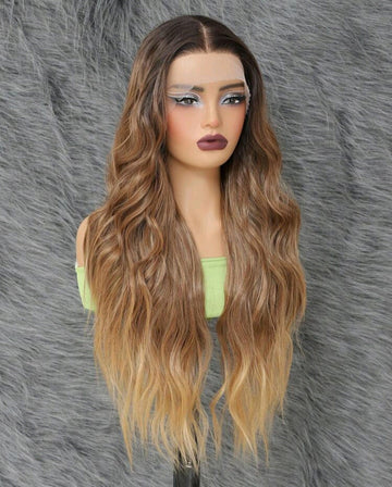 Pre-Plucked Long Wavy Hair Wigs