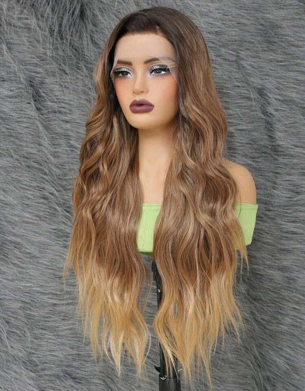 Pre-Plucked Long Wavy Hair Wigs