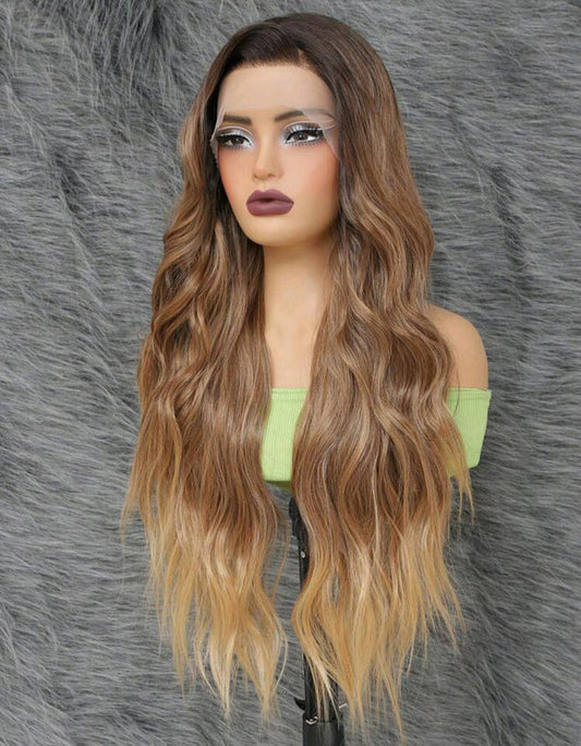 Pre-Plucked Long Wavy Hair Wigs